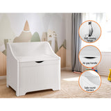 Toy Boxes: Keezi Kids Toy Box Chest Children Storage Clothes Toys Organiser Square