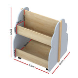 Kid's Bookcases & Shelves: Keezi Kids Toy Box Bookshelf Storage Bookcase Organiser Display Shelf