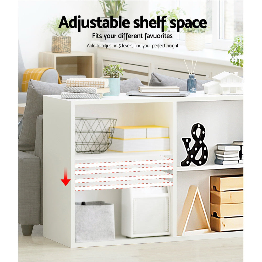 Bookcases & Shelves: Artiss Bookshelf Set of 3 - VENA White