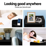 Artiss 2X Bedside Table 1 Drawer with Shelf - FARA Black