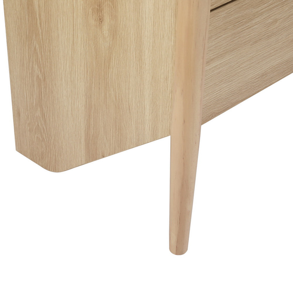 Dressers: Artiss 4 Chest of Drawers Tallboy - INEZ Pine