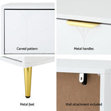 Dressers: Artiss 3 Chest of Drawers Lowboy Cabinet White