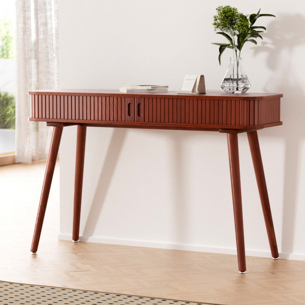 Desks: Artiss Console Table 2 Drawers 120CM