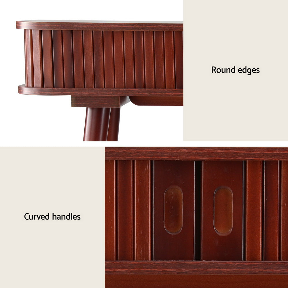 Desks: Artiss Console Table 2 Drawers 120CM