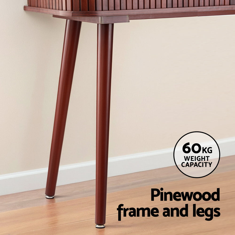 Desks: Artiss Console Table 2 Drawers 120CM