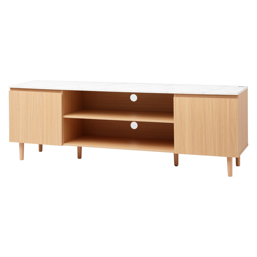 TV Units: Artiss TV Cabinet Entertainment Unit Stand 180CM Pine White