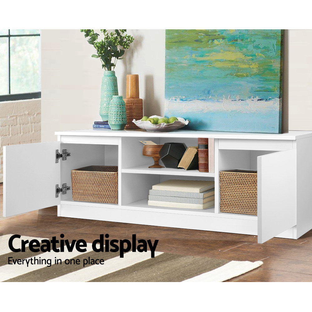 TV Units: Artiss TV Cabinet Entertainment Unit 120cm White Anita
