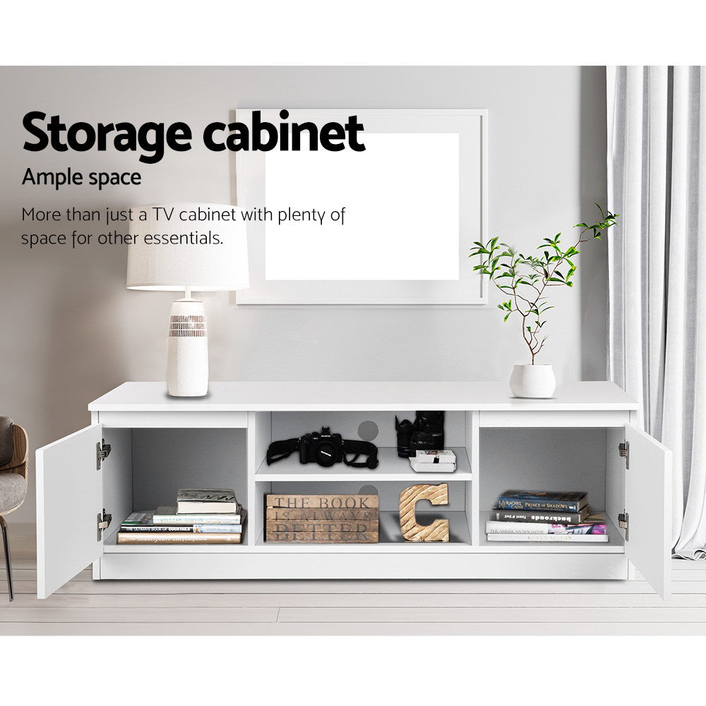 TV Units: Artiss TV Cabinet Entertainment Unit 120cm White Anita