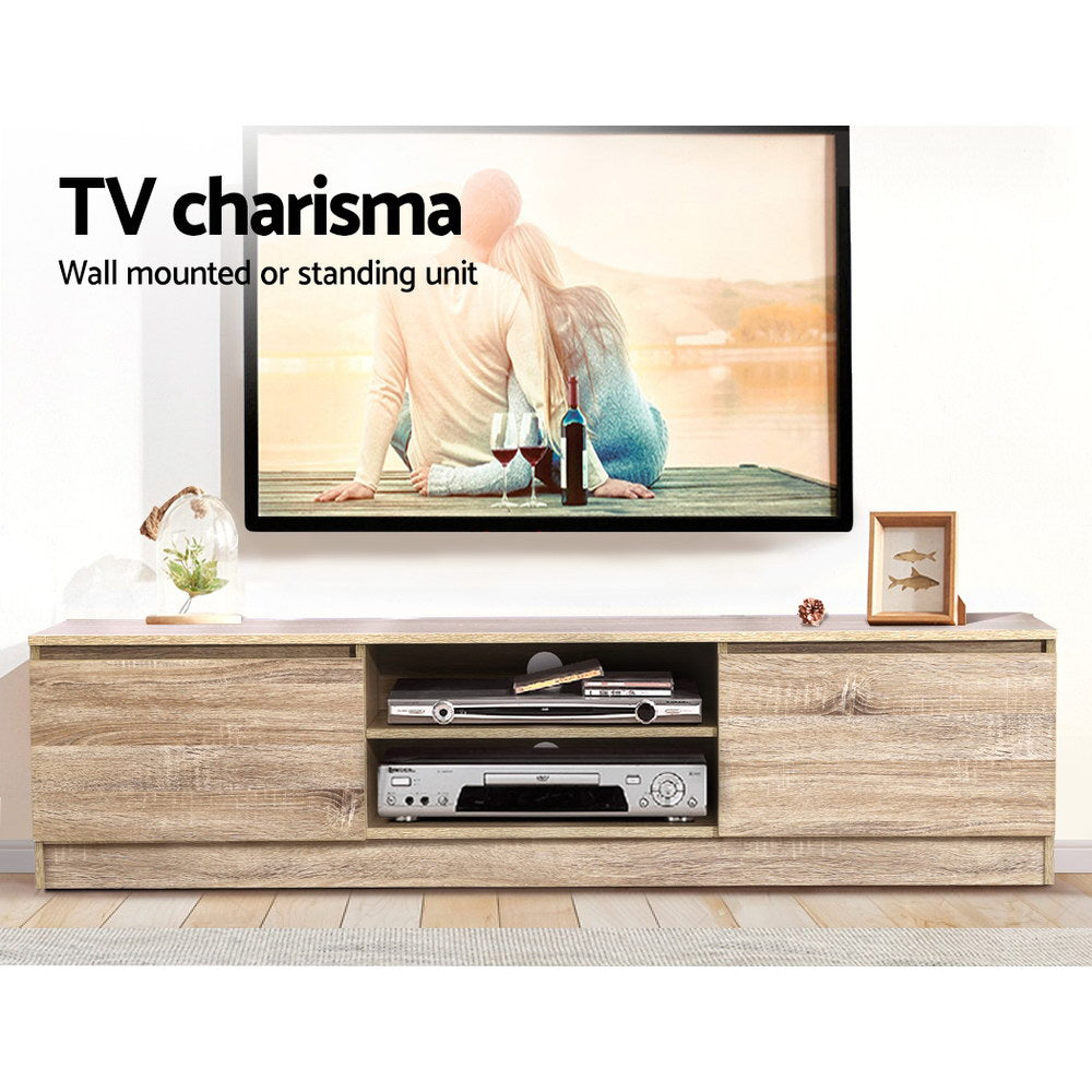 TV Units: Artiss TV Cabinet Entertainment Unit 160cm Pine Charles
