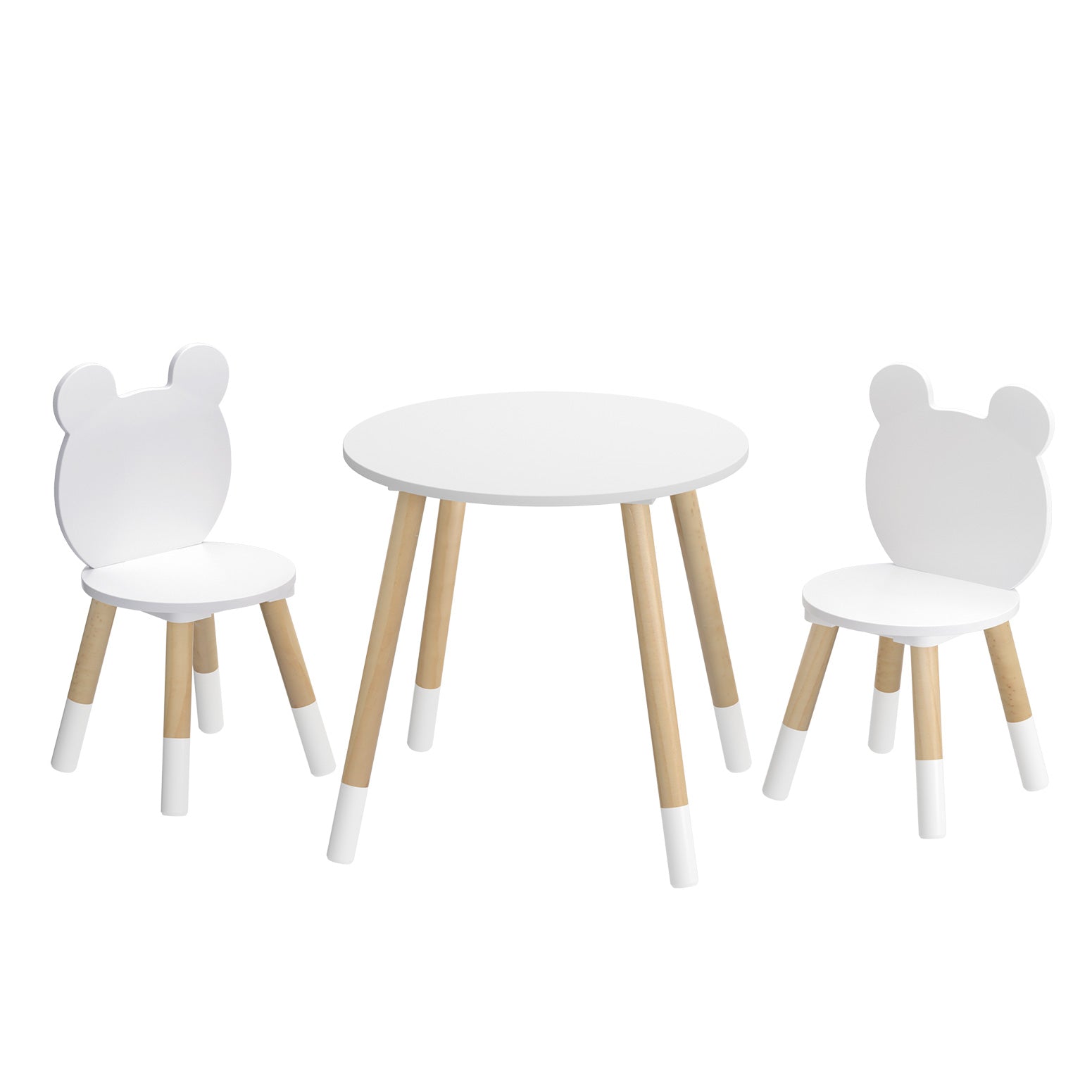 Kid's Desks: Keezi 3 Piece Kids Table and Chairs Set Activity Playing Study Children Desk