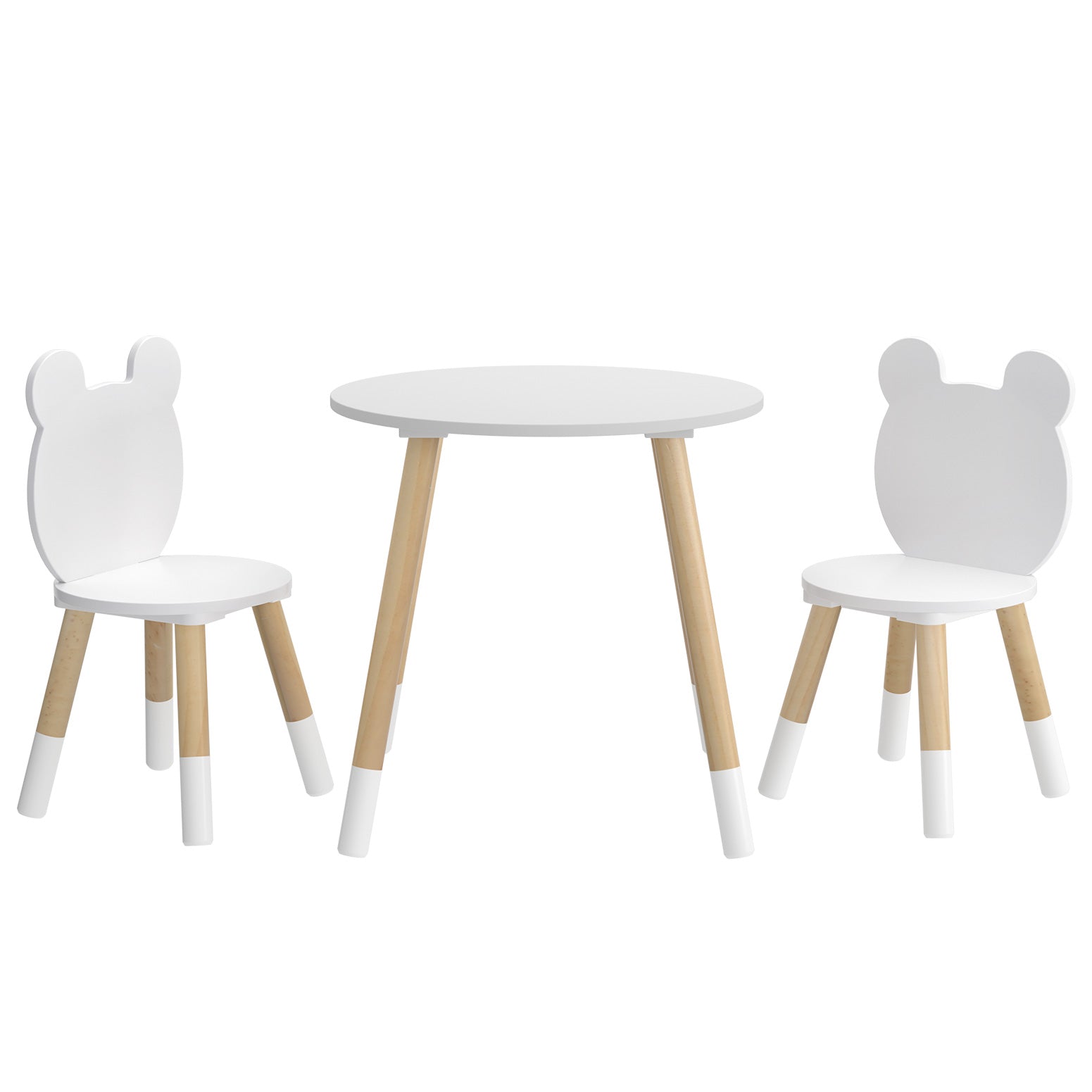 Kid's Desks: Keezi 3 Piece Kids Table and Chairs Set Activity Playing Study Children Desk