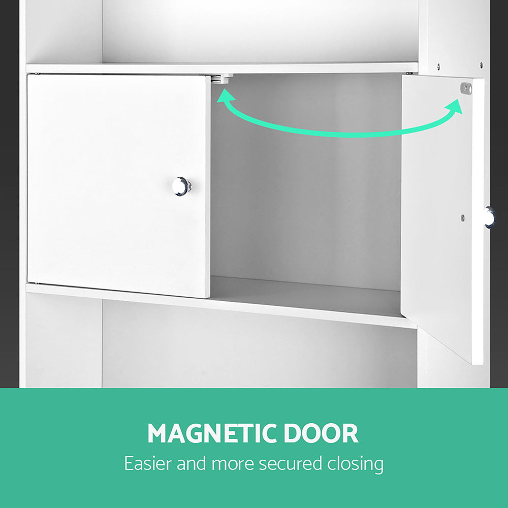Bathroom Cabinets, Cupboards & Storage: Artiss Bathroom Cabinet Over the Toilet Storage Shelf