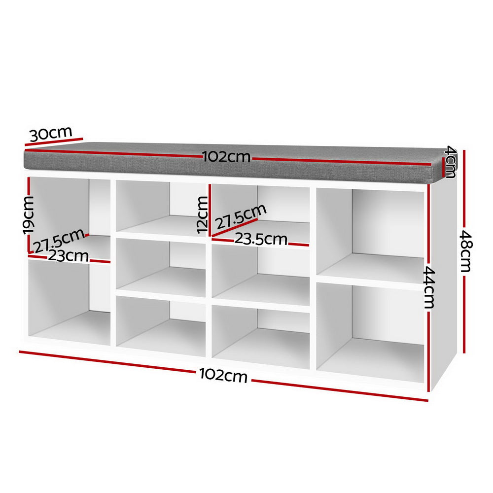Shoe Storage: Artiss Shoe Rack Storage Cabinet Bench BOA