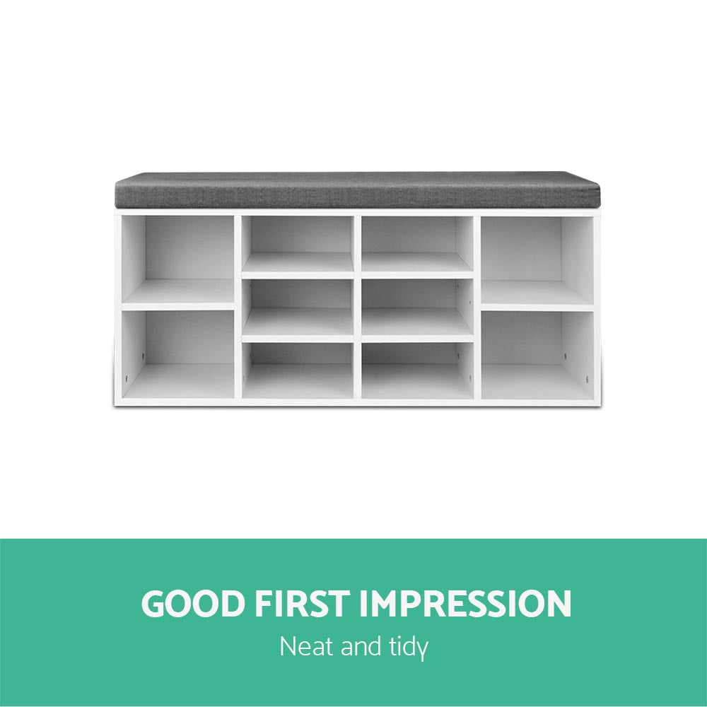 Shoe Storage: Artiss Shoe Rack Storage Cabinet Bench BOA