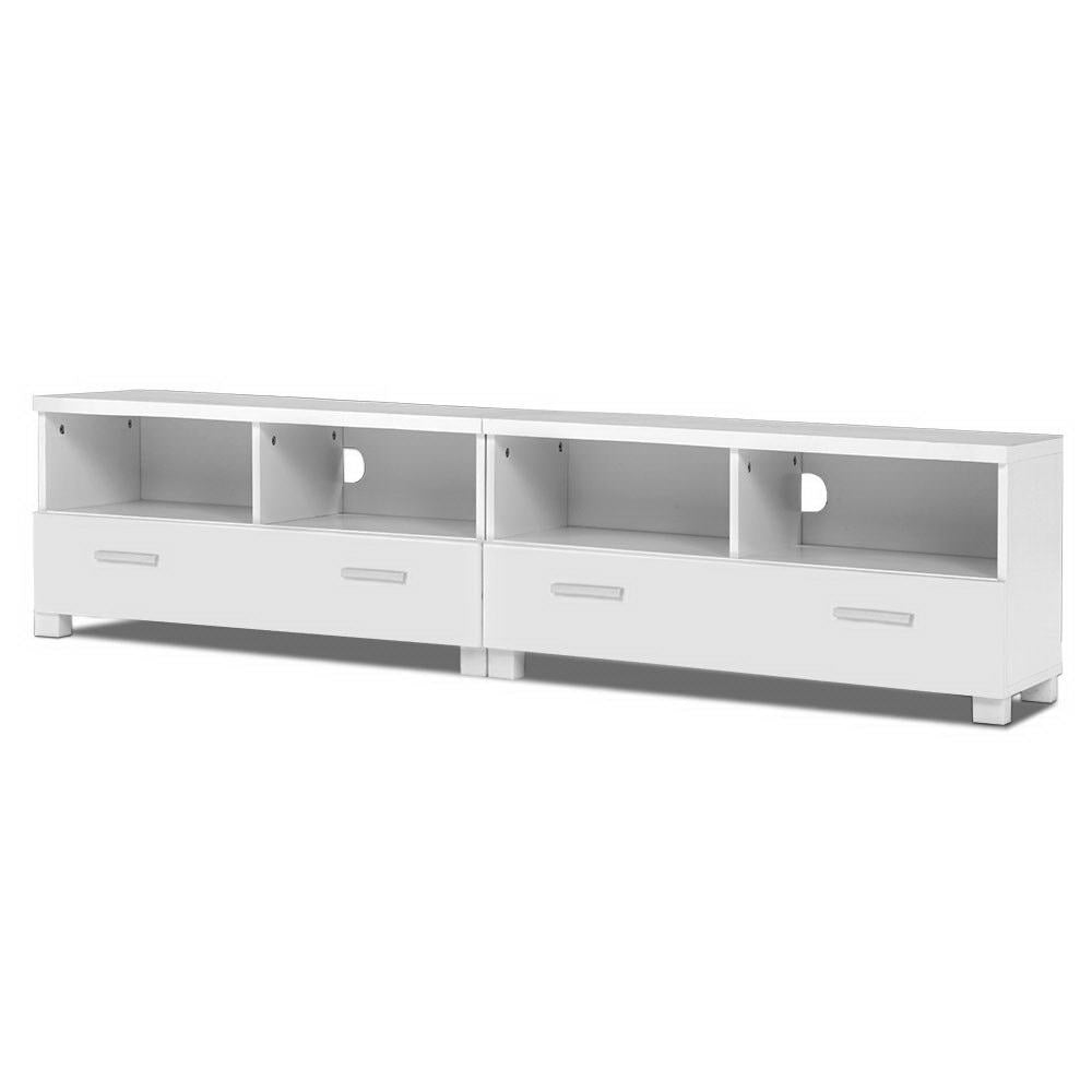 TV Units: Artiss TV Cabinet Entertainment Unit 180cm White Eddie