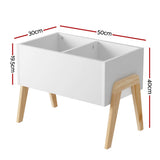 Toy Boxes: Keezi Kids Toy Box Chest Storage Bin Container Wooden Cabinet Clothes Book Organiser Bedroom