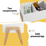 Toy Boxes: Keezi Kids Toy Box Chest Storage Bin Container Wooden Cabinet Clothes Book Organiser Bedroom