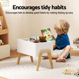 Toy Boxes: Keezi Kids Toy Box Chest Storage Bin Container Wooden Cabinet Clothes Book Organiser Bedroom