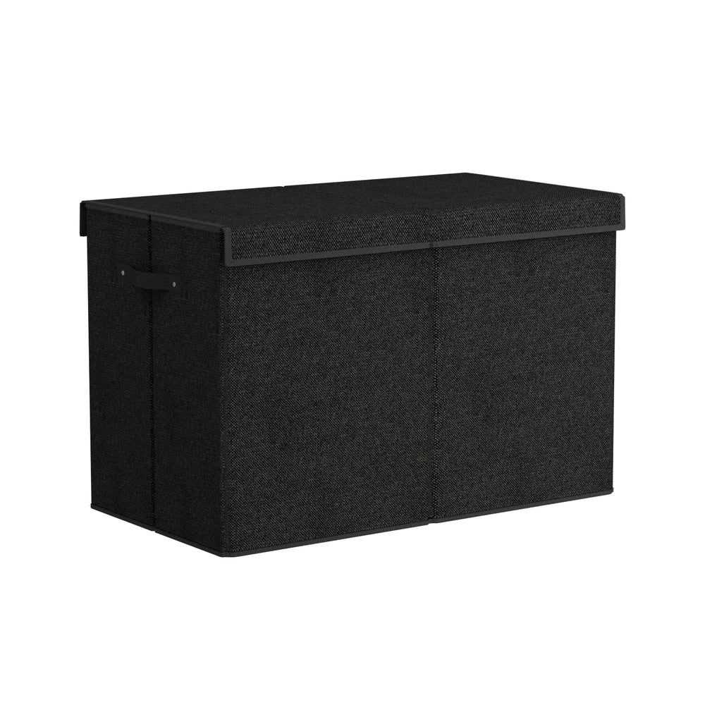 Toy Boxes: Keezi Large Toy Box Chest Storage with Flip-Top Lid Foldable Organizer Bins
