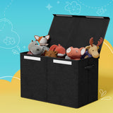 Toy Boxes: Keezi Large Toy Box Chest Storage with Flip-Top Lid Foldable Organizer Bins