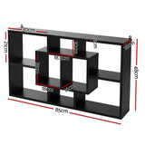 Bookcases & Shelves: Artiss Floating Wall Shelves Bookshelf Black