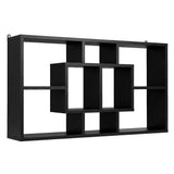Bookcases & Shelves: Artiss Floating Wall Shelves Bookshelf Black