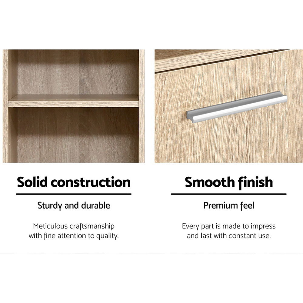Bathroom Cabinets, Cupboards & Storage: Artiss Bathroom Cabinet Storage 185cm Wooden