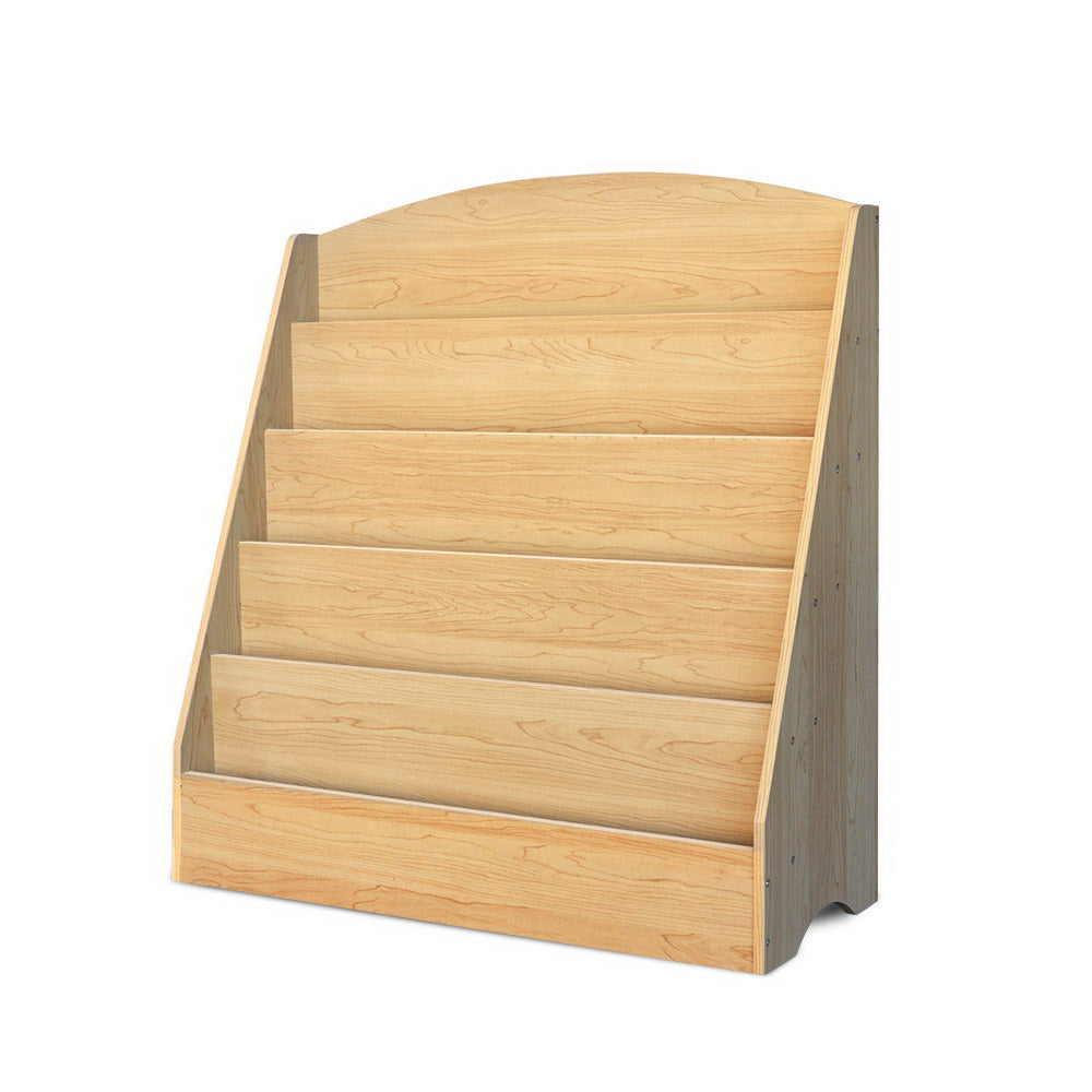 Kid's Bookcases & Shelves: Keezi 5 Tiers Kids Bookshelf Magazine Shelf Organiser Bookcase Display Rack