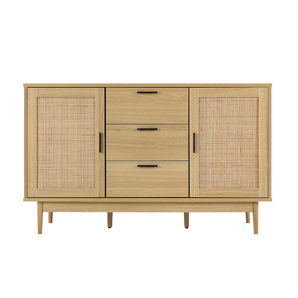 Buffets & Sideboards: Artiss Rattan Buffet Sideboard - BRIONY Oak