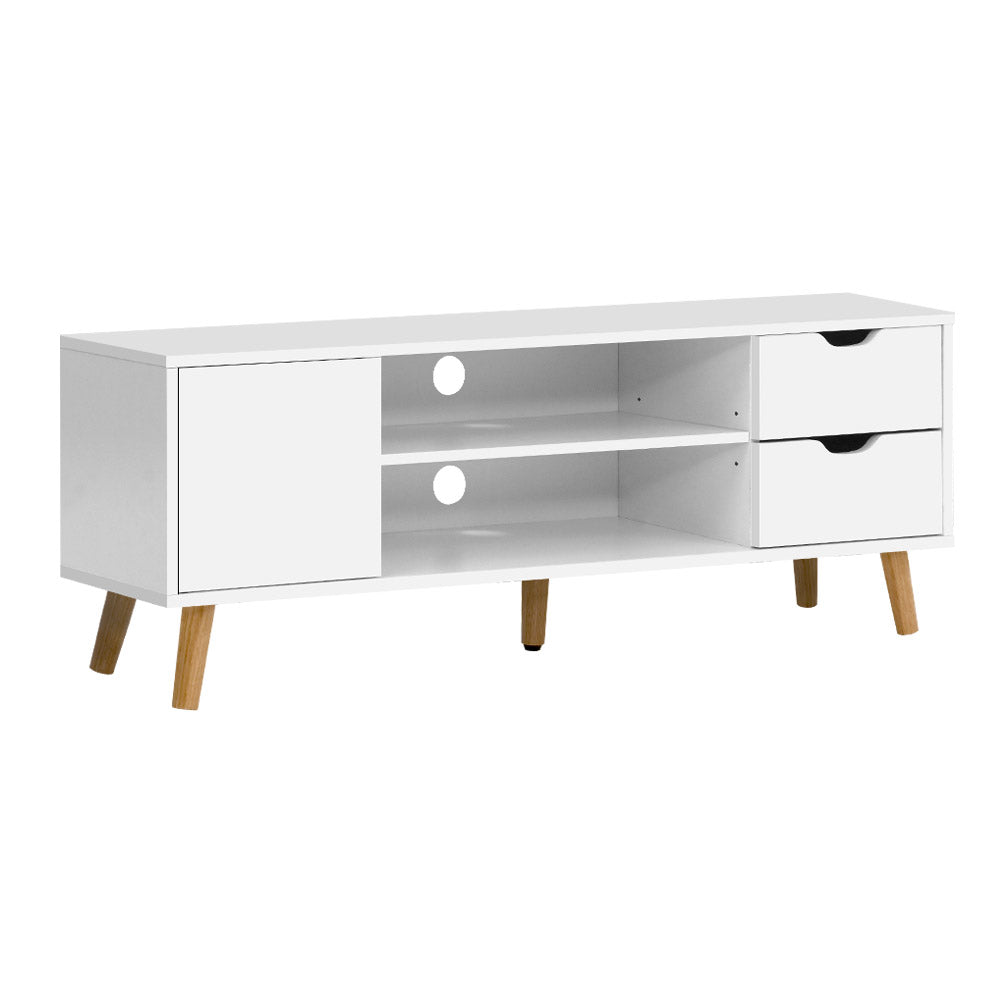 TV Units: Artiss TV Cabinet Entertainment Unit 120cm White Larin