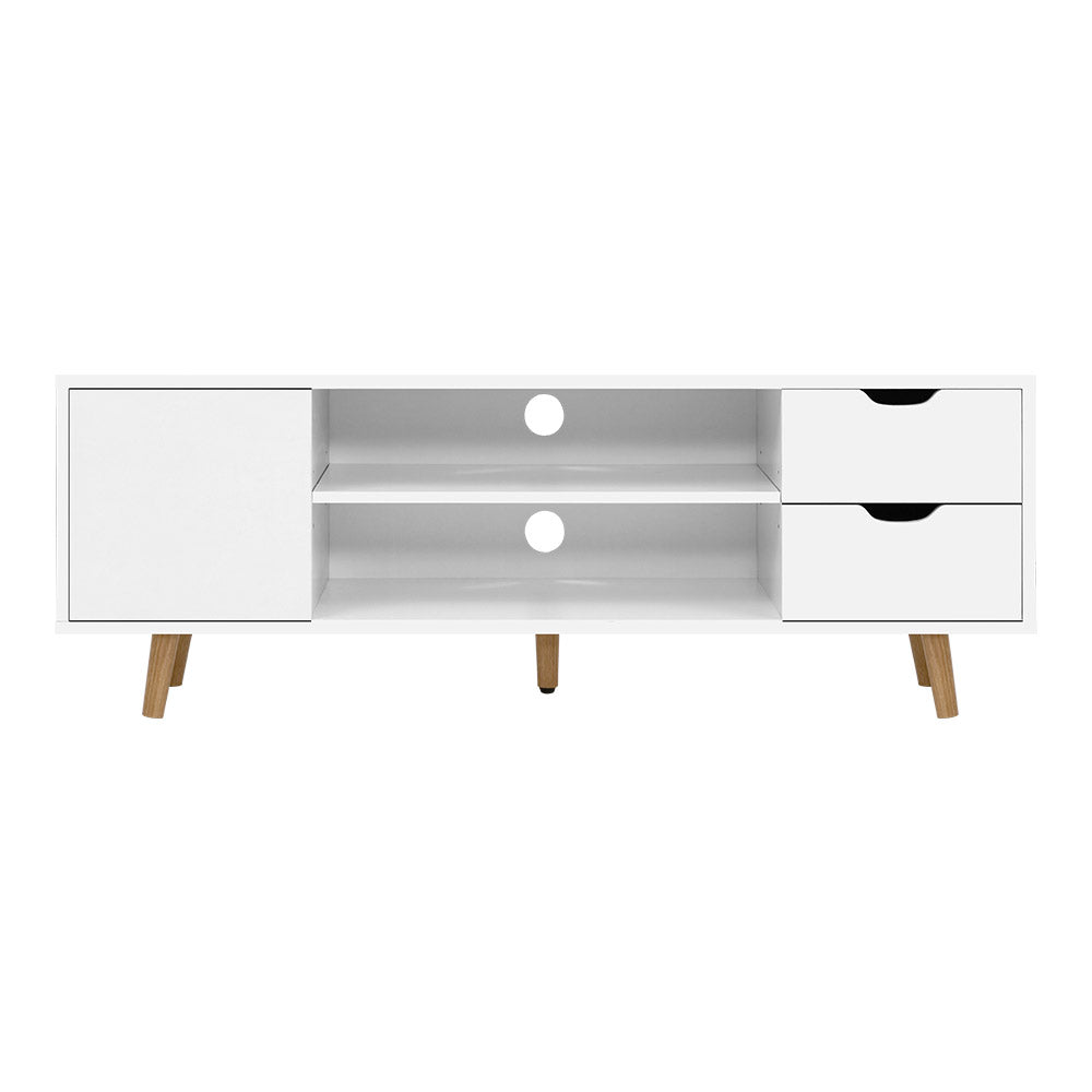 TV Units: Artiss TV Cabinet Entertainment Unit 120cm White Larin