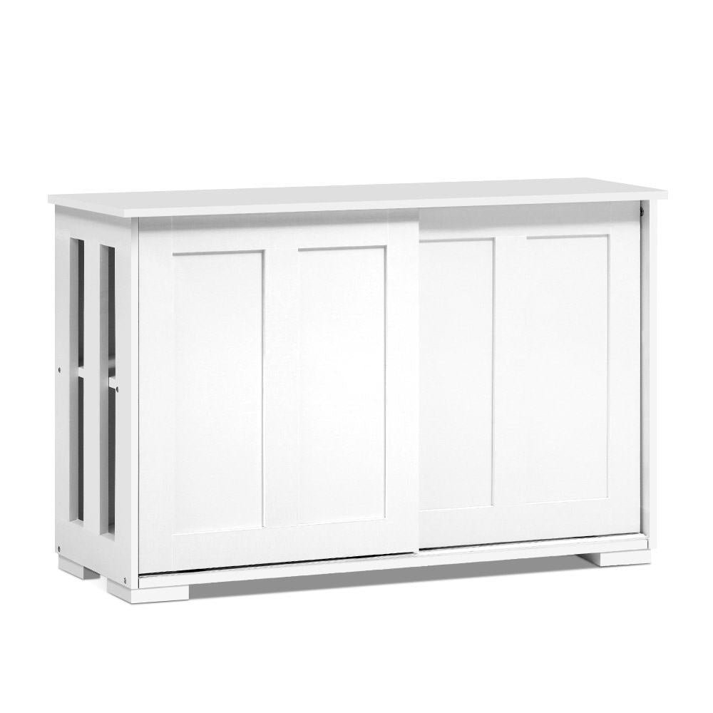 Buffets & Sideboards: Artiss Buffet Sideboard Sliding Doors - SERA White