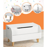 Kid's Bookcases & Shelves: Keezi Kids Toy Box Chest Bookshelf Storage Children Bookcase Organiser Display