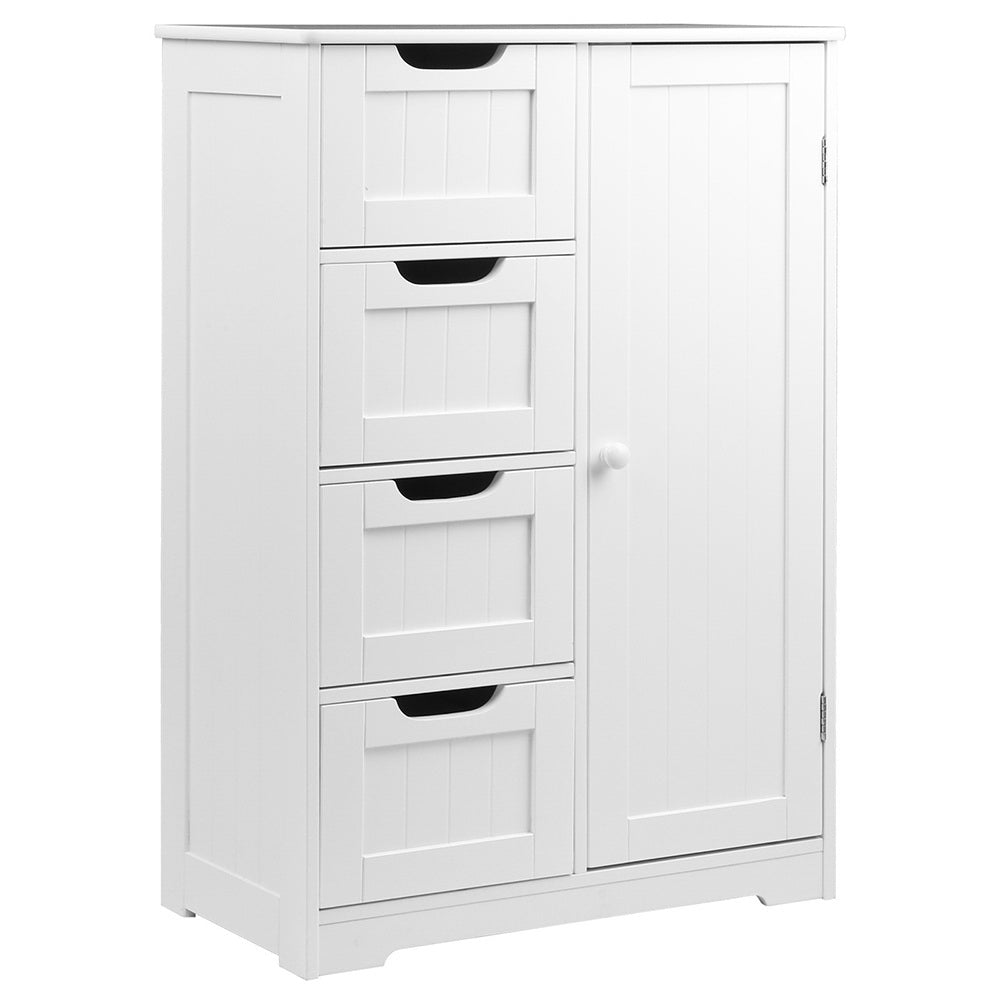 Bathroom Cabinets, Cupboards & Storage: Artiss Bathroom Cabinet Storage Drawers White