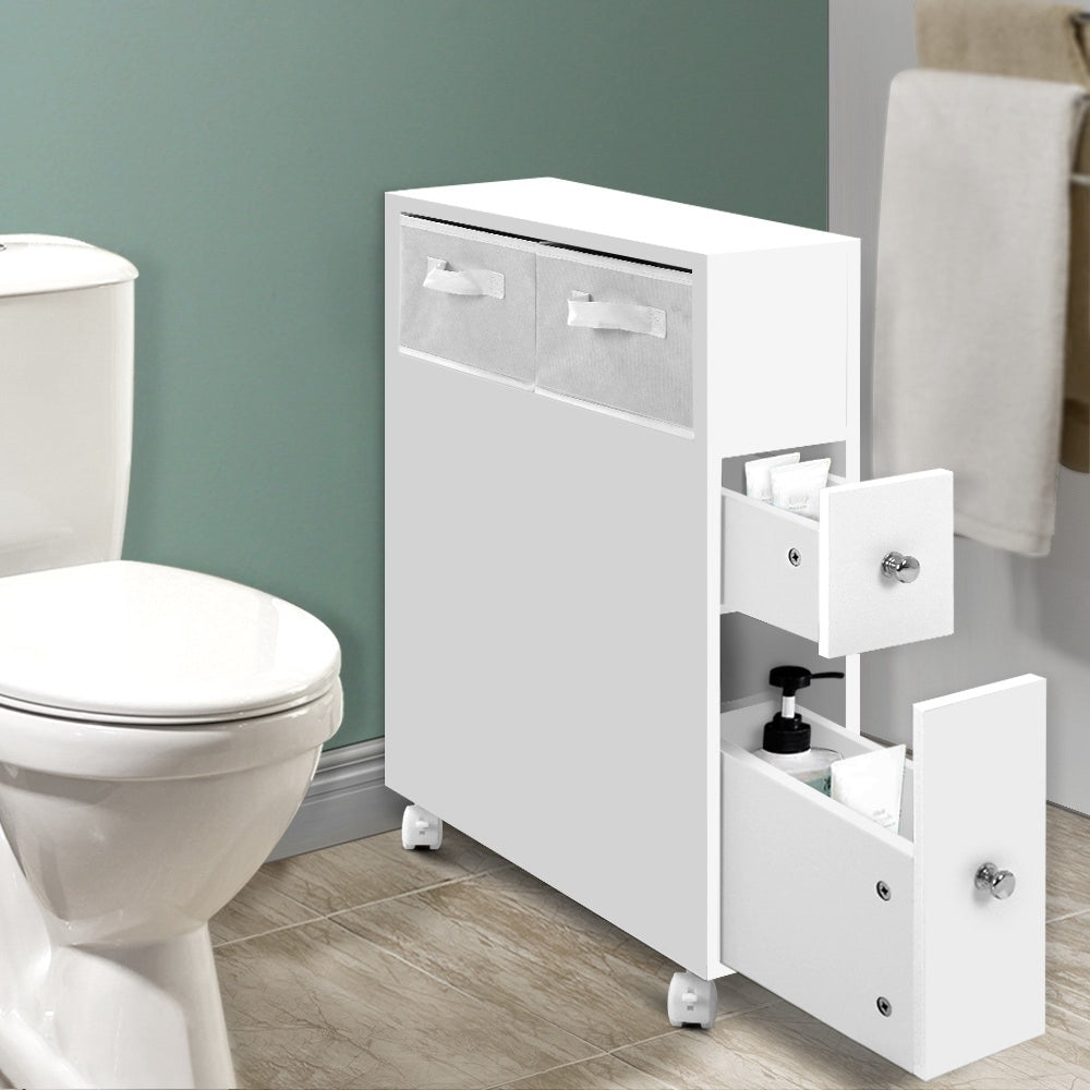 Bathroom Cabinets, Cupboards & Storage: Artiss Bathroom Cabinet Storage Toilet Organiser