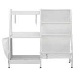 Keezi 3-Tier Kids Bookshelf Bookcase Children Toy Storage Organizer Rack Display Shelf