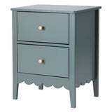 Bedside Tables: Artiss Bedside Table 2 Drawers Bedroom Storage Nightstand Green