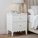 Bedside Tables: Artiss Bedside Table 2 Drawers Bedroom Storage Nightstand White