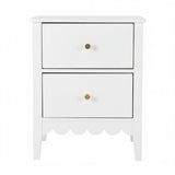 Bedside Tables: Artiss Bedside Table 2 Drawers Bedroom Storage Nightstand White