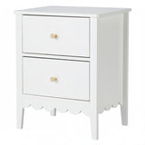 Bedside Tables: Artiss Bedside Table 2 Drawers Bedroom Storage Nightstand White