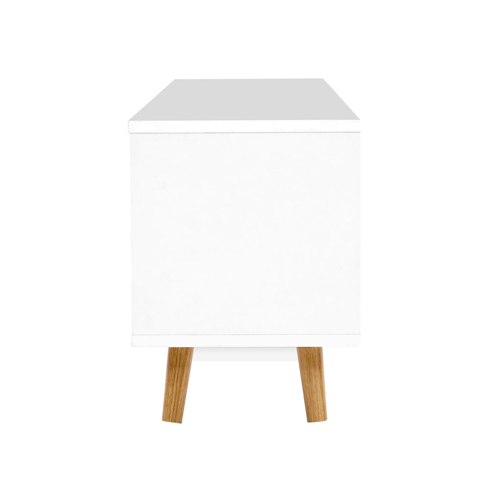 TV Units: Artiss TV Cabinet Entertainment Unit 120cm Wood White Gino