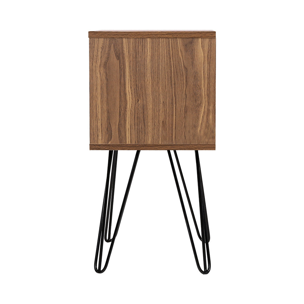 Bedside Tables: Artiss Bedside Table 1 Drawers with Shelf - LARS