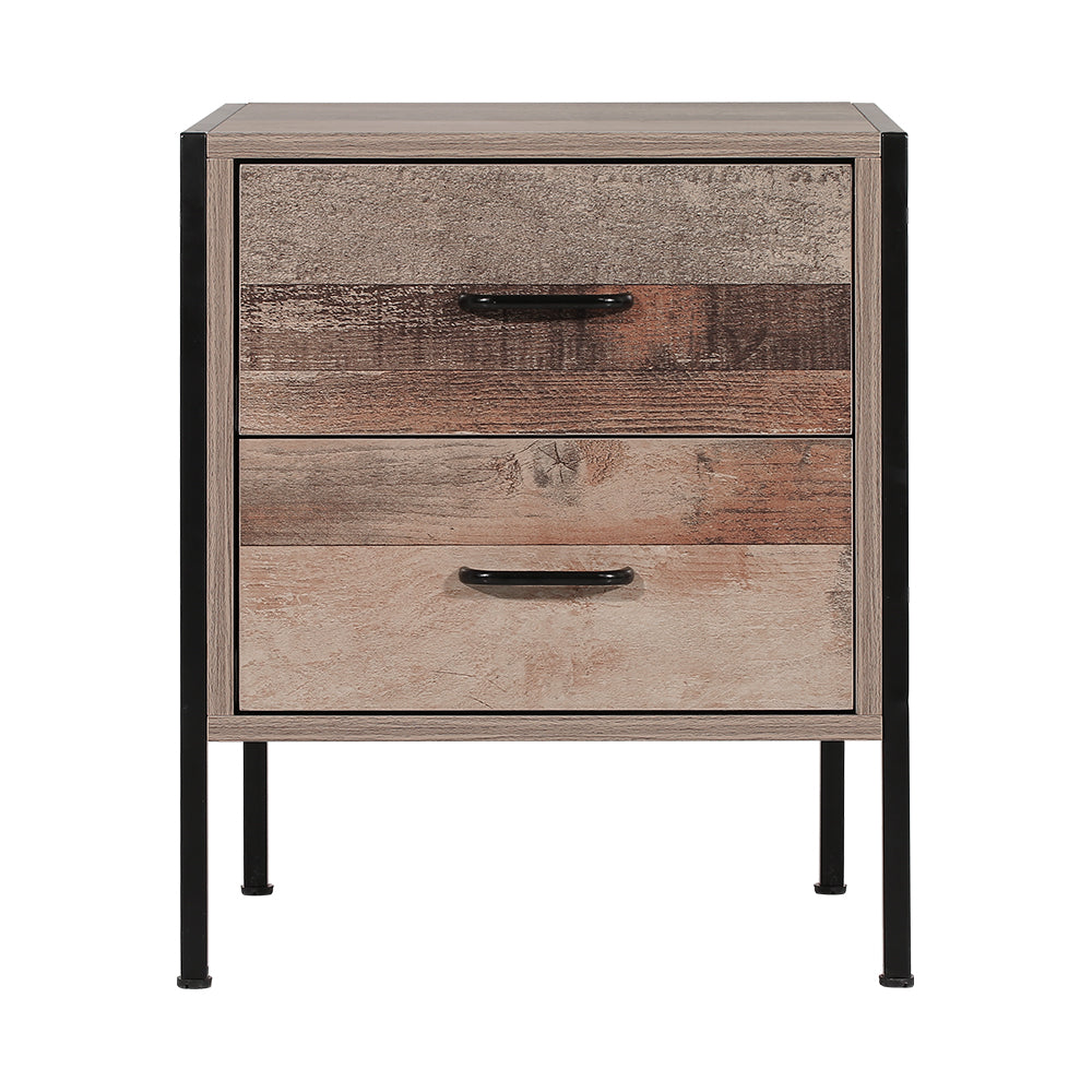 Bedside Tables: Artiss Bedside Table 2 Drawers - BARNLY