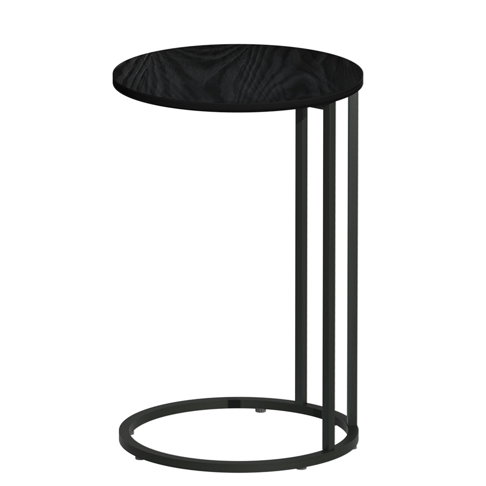 Coffee Tables: Artiss Coffee Table Side Table Round Black Martha