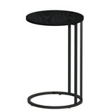 Coffee Tables: Artiss Coffee Table Side Table Round Black Martha