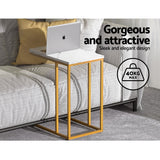 Buffets & Sideboards: Artiss Coffee Table Side Table Marble Effect Emma