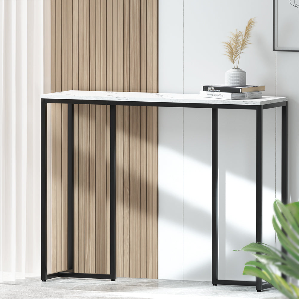 Kitchen & Bathroom DIY: Artiss Console Table Marble Effect Frenisha