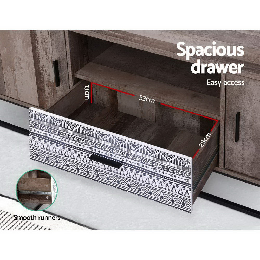 TV Units: Artiss TV Cabinet Entertainment Unit 180cm Industrial