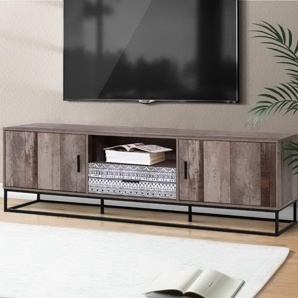 TV Units: Artiss TV Cabinet Entertainment Unit 180cm Industrial
