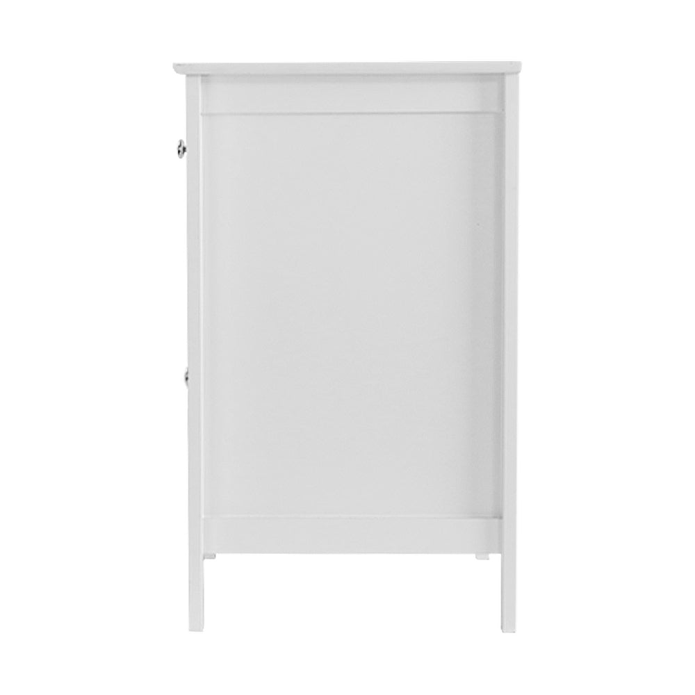 Bookcases & Shelves: Artiss Bedside Tables Side Table Drawers Nightstand White